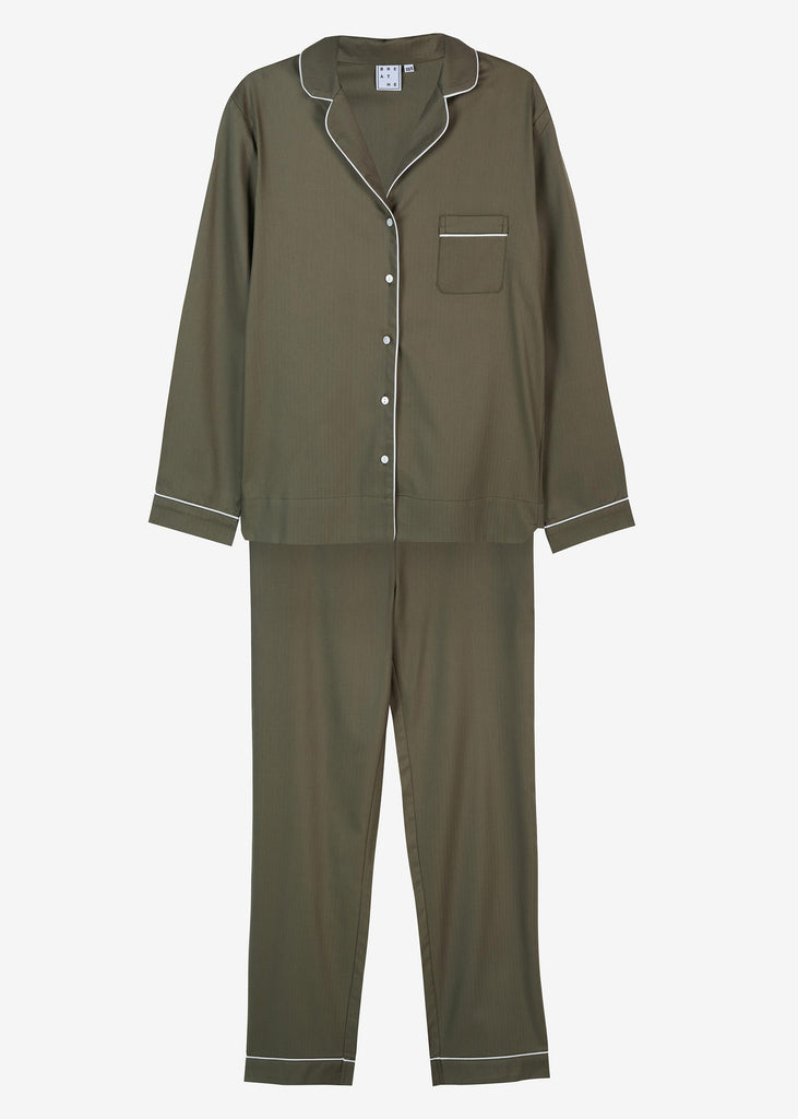 Luxury green womens pyjamas