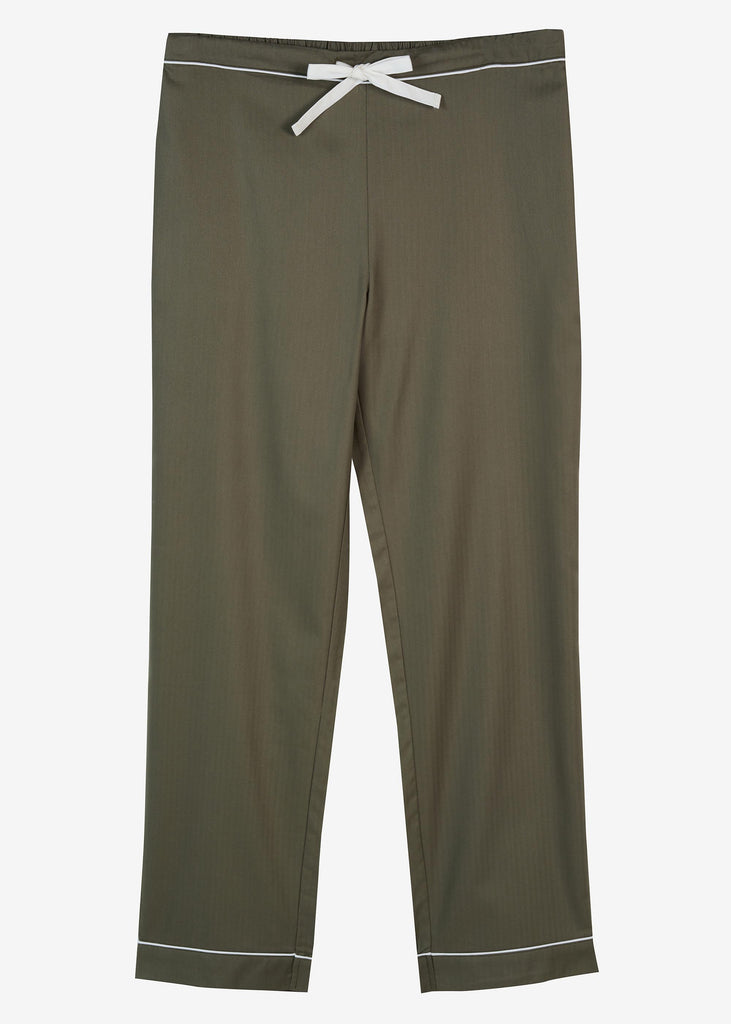 Luxury green pyjamas for women
